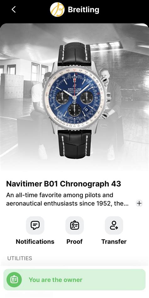 breitling nft warranty.